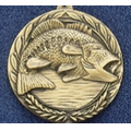 2.5" Stock Cast Medallion (Bass Fish)